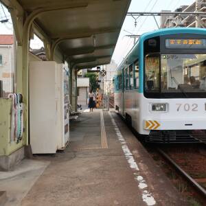 「上町台地」名所図会第30回　阪堺電車「馬車鉄道跡の碑」