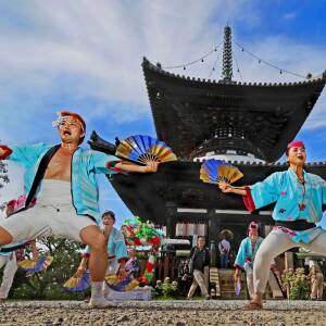 vol.27　上町台地パンフ賞「夏祭りの始まり、はじまり～」上原弘士（第17回夕陽丘うえまち写真コンテスト）